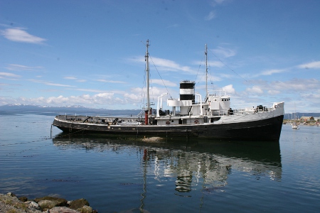 Schiff in Ushuaia